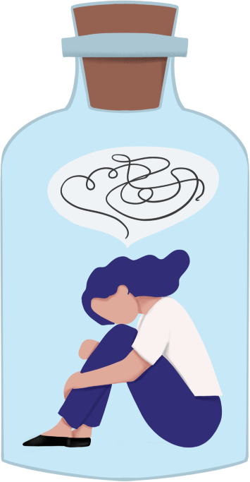 Bottled Emotions Illustration